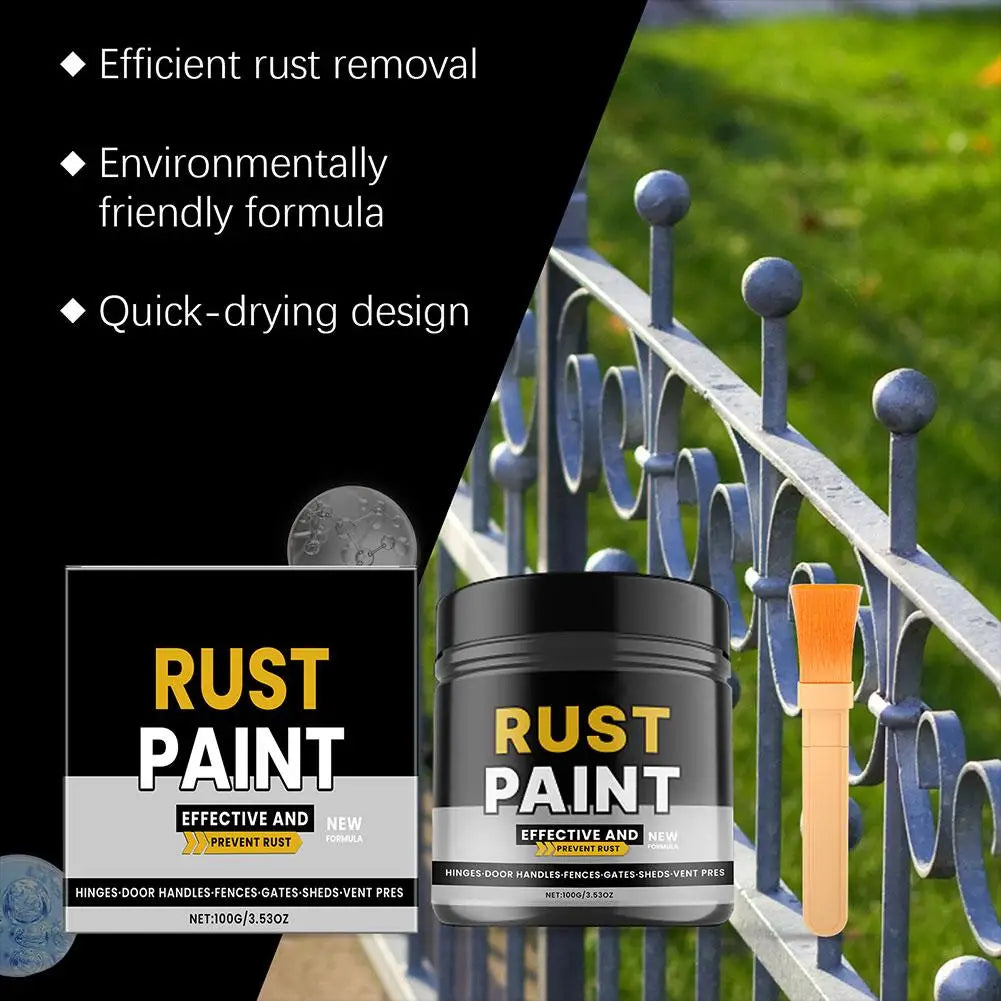Anti Rust Paint Rust Converter Paint Anti Rust Paint For House Automotive Steel Tile Renovation Waterproof, Sun&Wear-resistant Peaceful Pleasures Health and Wellness