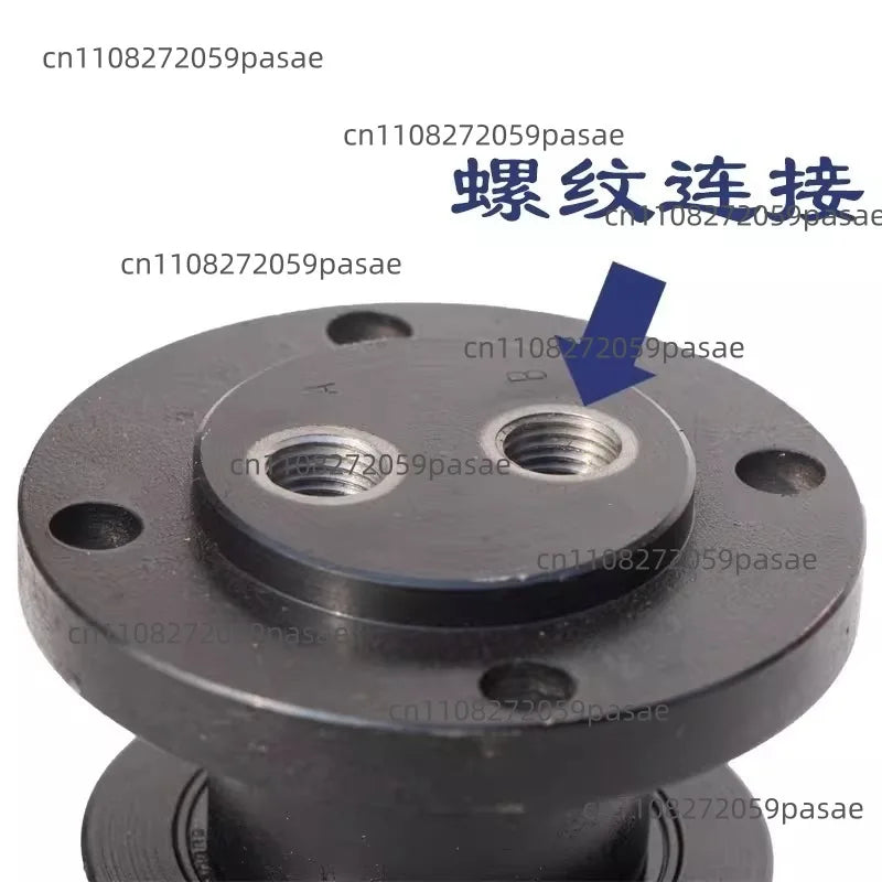 2-Way Pneumatic Rotary Joint 360° Dual-Channel G Thread