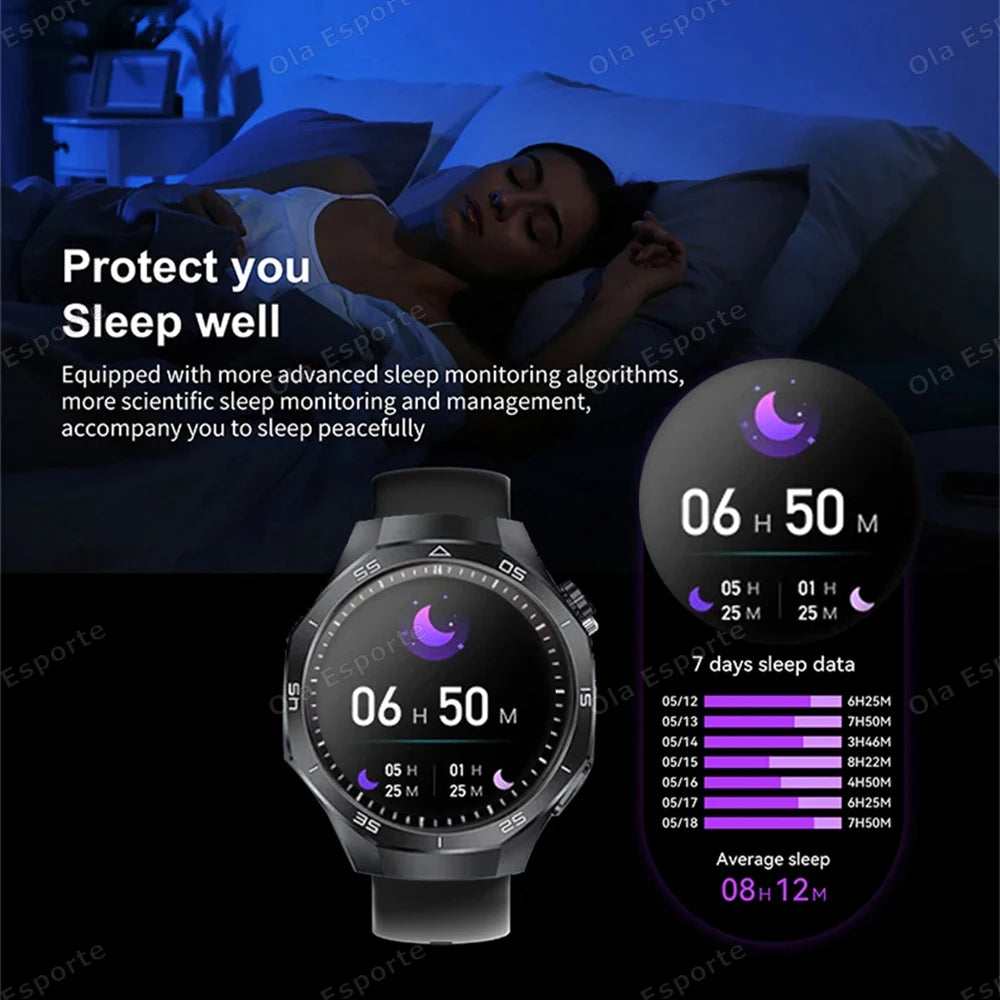 Ola Esporte Smart Watch – AMOLED, Bluetooth Call & ECG Monitor