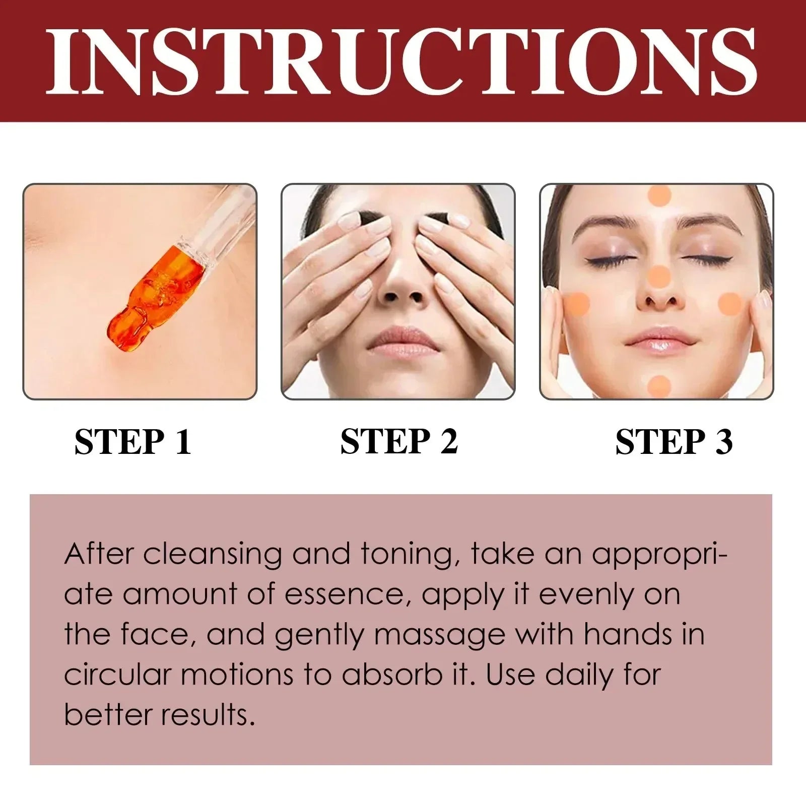 Retinol Facial Essence Fade Fine Line Face Serum Anti-Aging Pore Minimizing Hydrating Brightening Skin Treatment for Women Men Peaceful Pleasures Health and Wellness