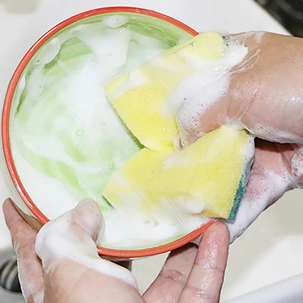 20/30pcs Dishwashing Sponge Kitchen Nano Emery Magic Clean Rub Pot Rust Focal Stains Sponge Removing Kit Cleaning Brush Sponges Peaceful Pleasures Health and Wellness