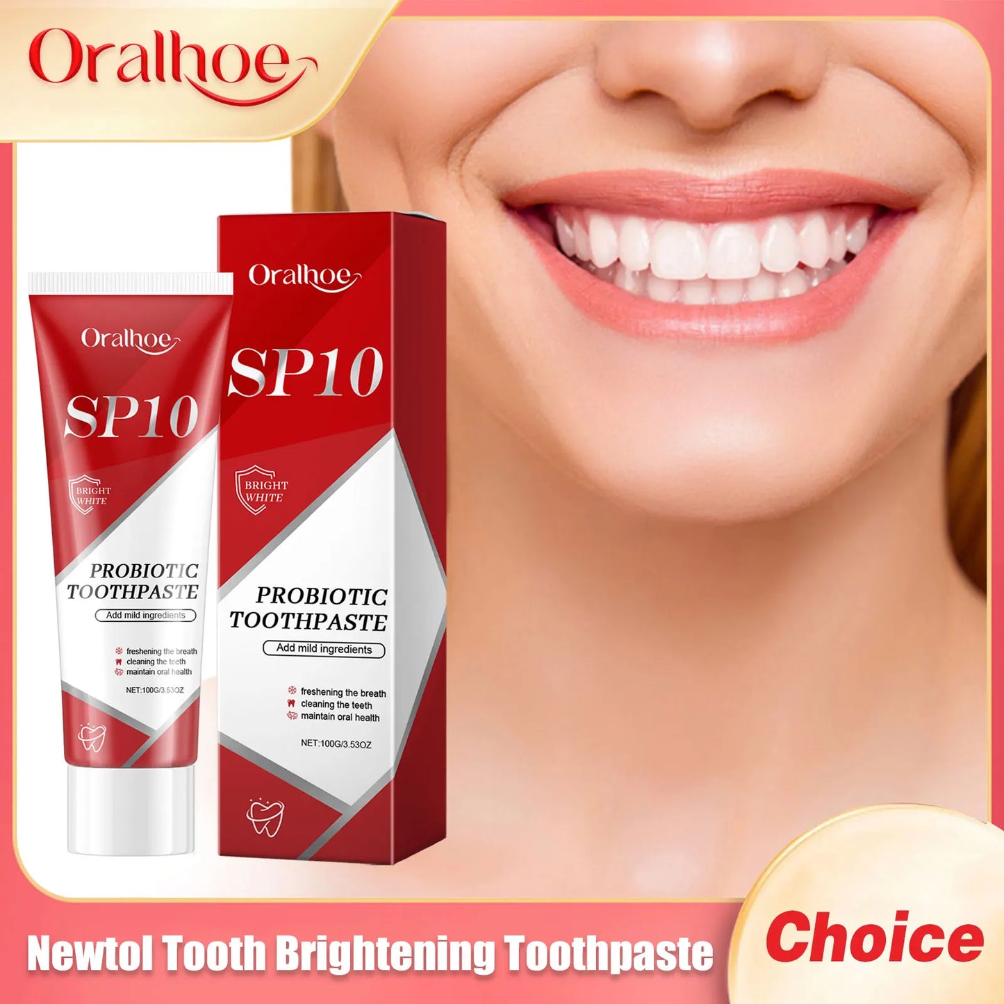 Oralhoe SP-10 Probiotic Toothpaste – Whitening & Fresh Breath
