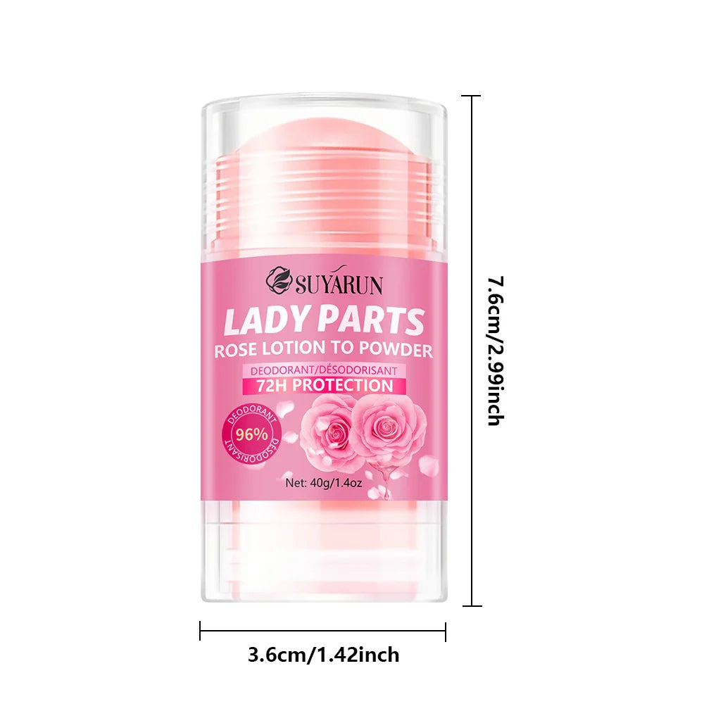 SUYARUN Rose Deodorant Stick – Hands, Feet & Armpits Freshness