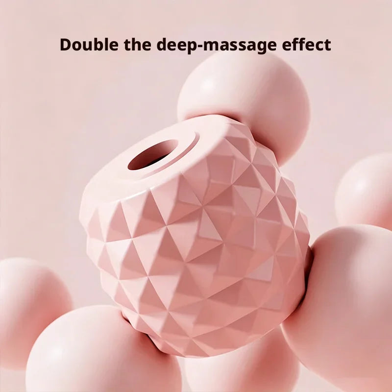 360° Full Wrap Leg Massage Roller Multi Rolling Bead Manual Massager Eliminate Elephant Leg Slimming Tool for Fitness Daily Leg Peaceful Pleasures Health and Wellness