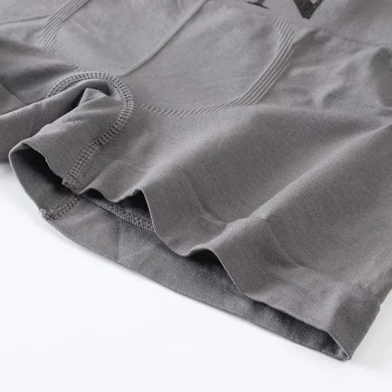 5 Pcs Men’s Boxer Briefs High Elastic Breathable Underwear Soft Cotton Stretch Shorts Comfortable Plain Color Panties Peaceful Pleasures Health and Wellness