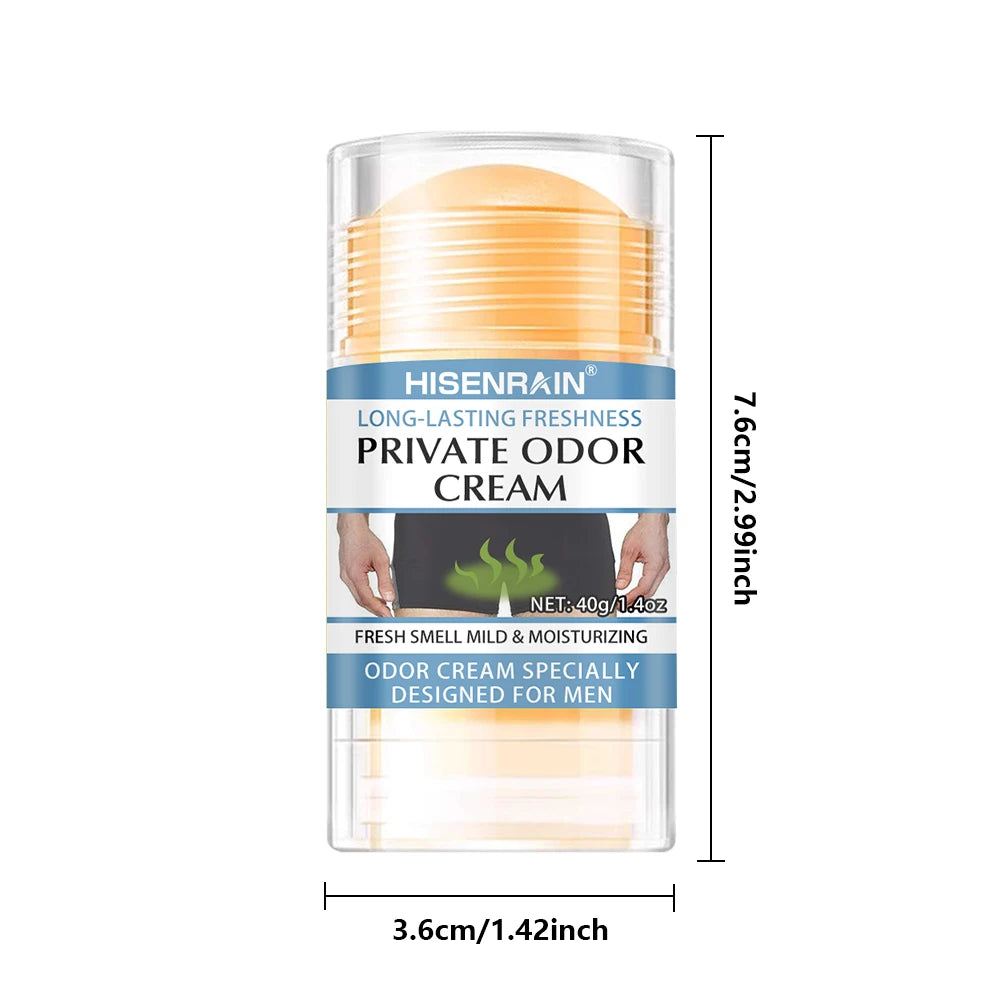 HISENRAIN Men's Natural Deodorant Stick - Underarm & Intimate Care, 72H Odor Protection, Hypoallergenic & Long-Lasting. Peaceful Pleasures Health and Wellness