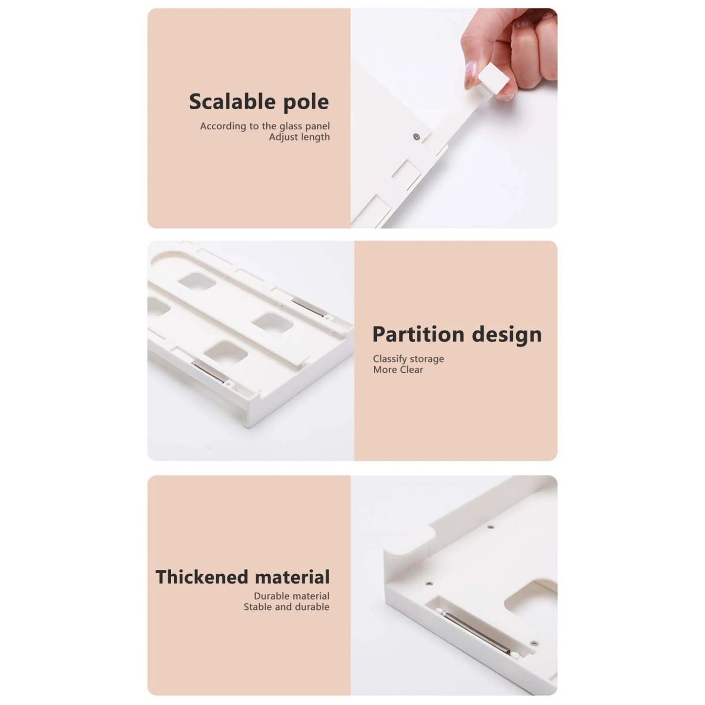 Hanging Fridge Soda Can Organizer Convenient to Install Efficient Fridge Shelf Holder Suitable for Refrigerators Kitchen Peaceful Pleasures Health and Wellness