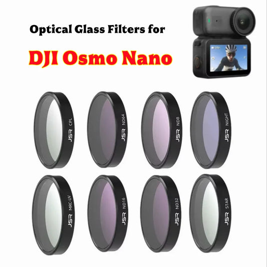 JSR Optical Glass Filters for DJI Osmo Nano – UV CPL ND Star Camera Lens Filters Oasis Select