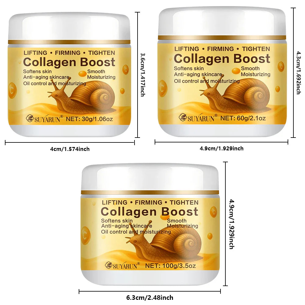 SUYARUN Collagen Boost Cream – Snail & Retinol Moisturizer