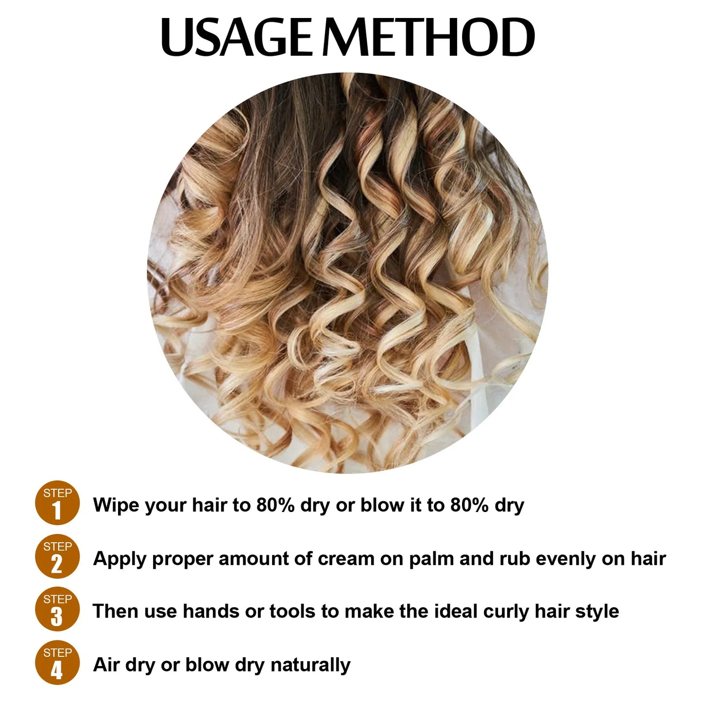 Eelhoe Curly Hair Mousse – Strong Hold, Anti-Frizz & Moisture