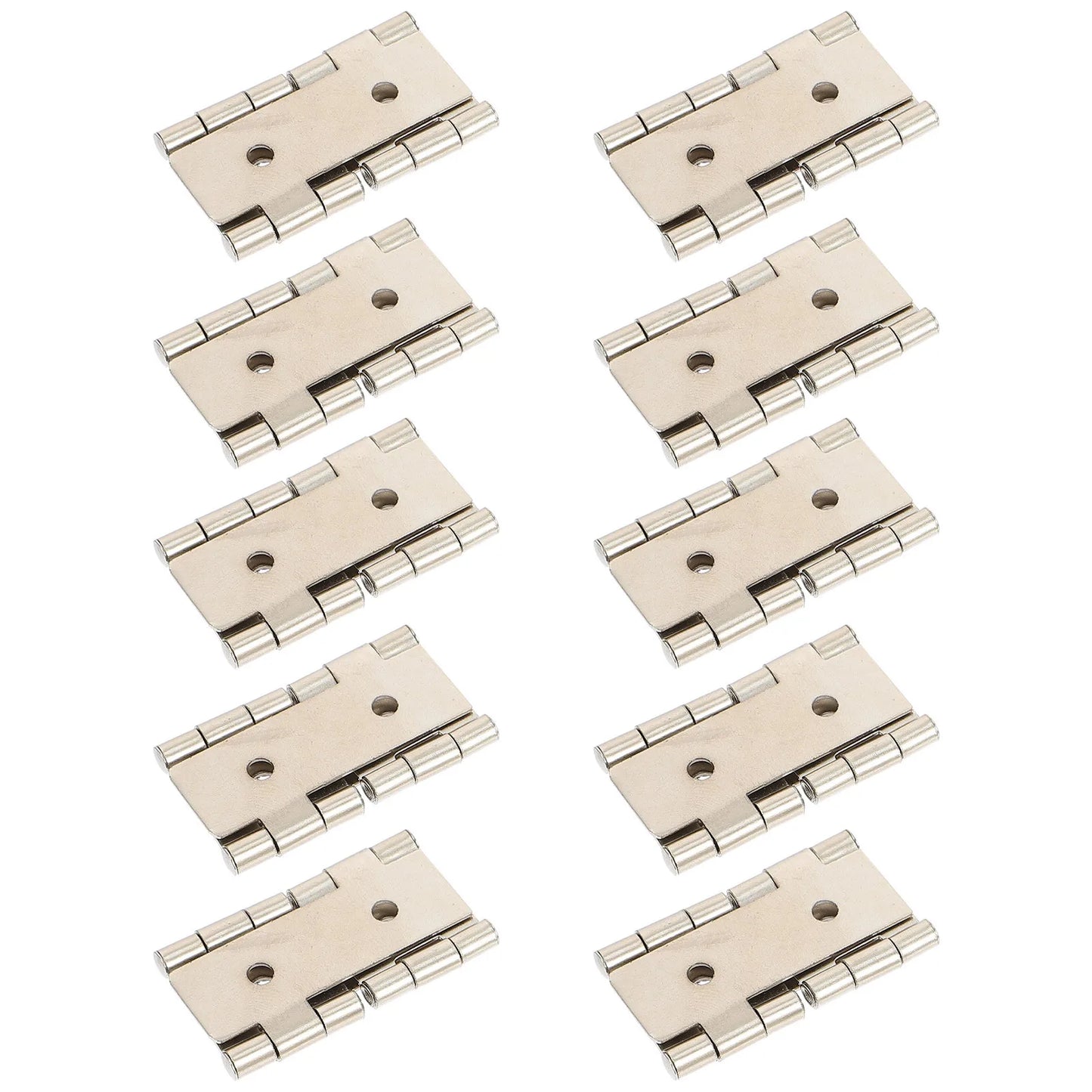 10pcs Iron Folding Screen Hinges Hinges Folding Screen Hinge For Home Furniture Cabinet Repair Heavy Duty Gate Hinge Peaceful Pleasures Health and Wellness