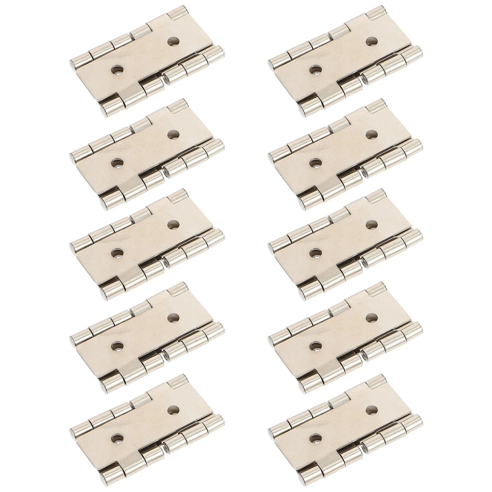 10pcs Iron Folding Screen Hinges Hinges Folding Screen Hinge For Home Furniture Cabinet Repair Heavy Duty Gate Hinge Peaceful Pleasures Health and Wellness