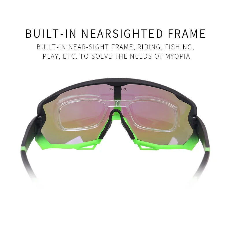 X-TIGER Polarized Sports Sunglasses – 5 Interchangeable Lenses