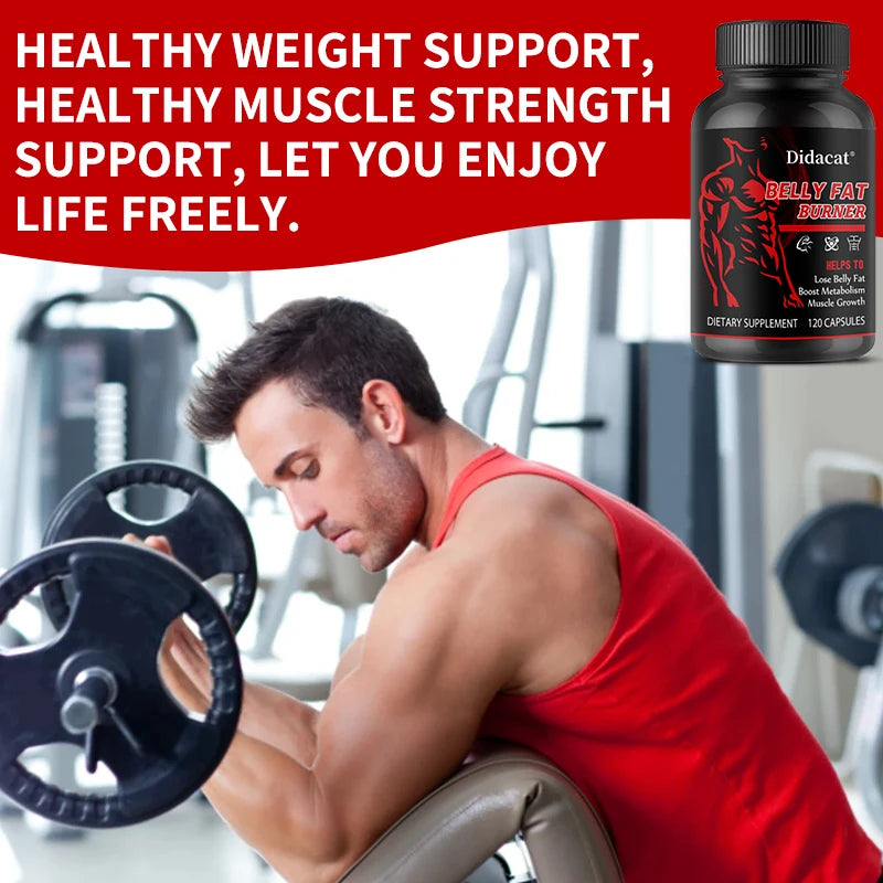Belly Fat Burner Capsules - Fat Burning, Supports Energy Metabolism, Appetite Suppression, Weight Management Dietary Supplement Peaceful Pleasures Health and Wellness