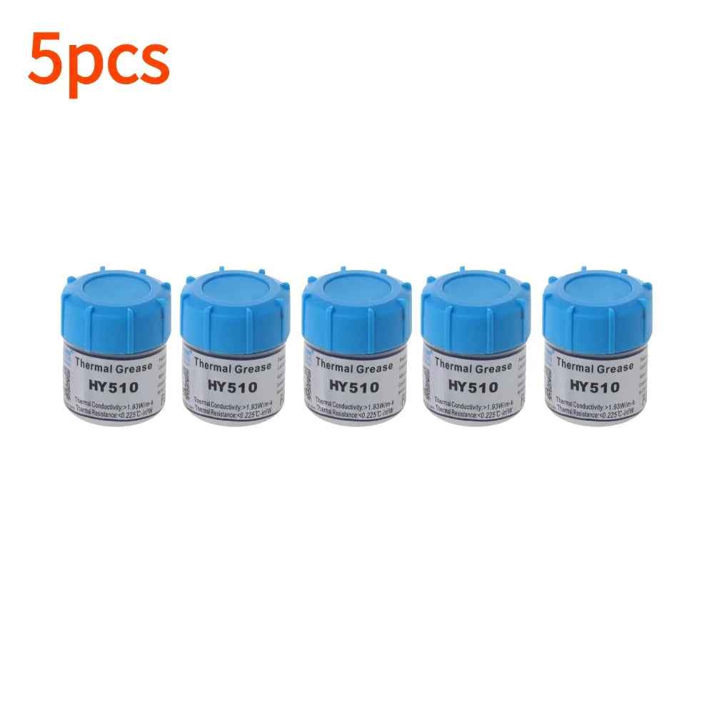 HY510 Silicone Thermal Paste for CPU and GPU Cooling Peaceful Pleasures Health and Wellness 5pcs