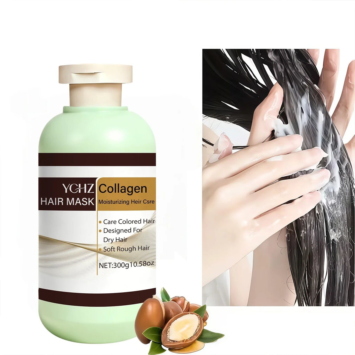 YCHZ Collagen Hair Mask 300g – Nourish, Brighten & Strengthen
