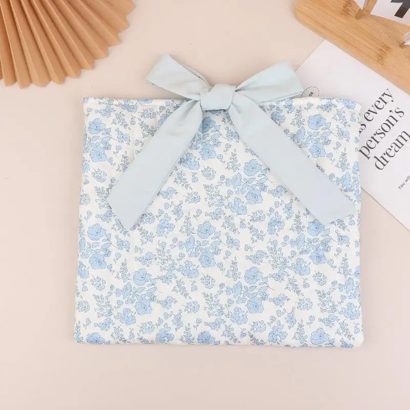 Floral Print Fabric Makeup Bag – Women's Travel Cosmetic Pouch