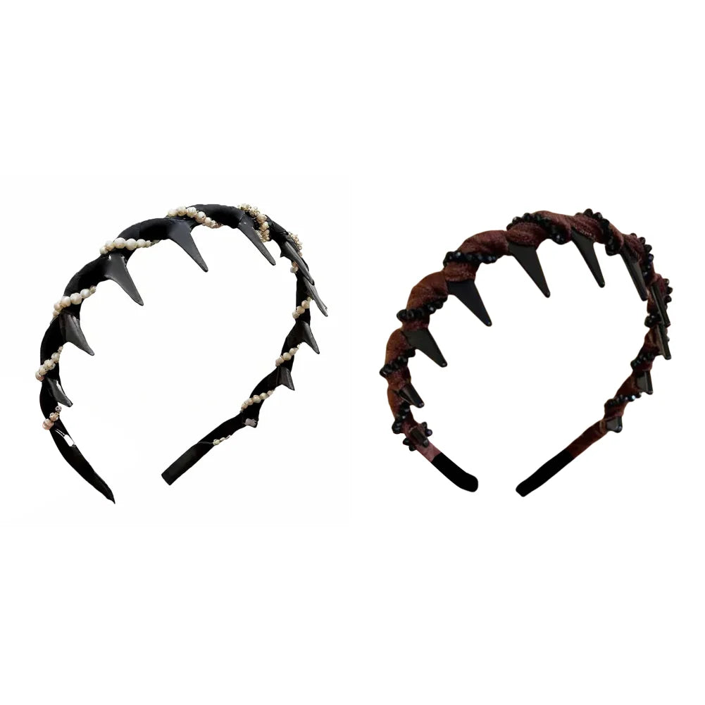 Velvet Sparkling Diamond Hairband for Women – Anti-Slip Hair Hoop Headband Peaceful Pleasures Health and Wellness