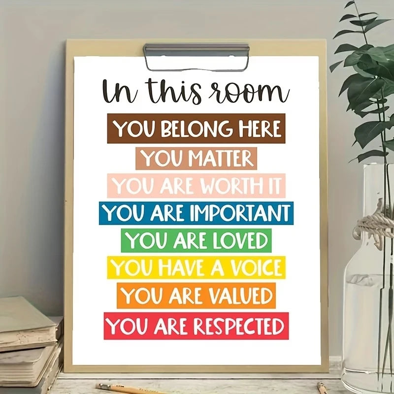 You Are Significant Rainbow Canvas Wall Art | Kids Room Decor