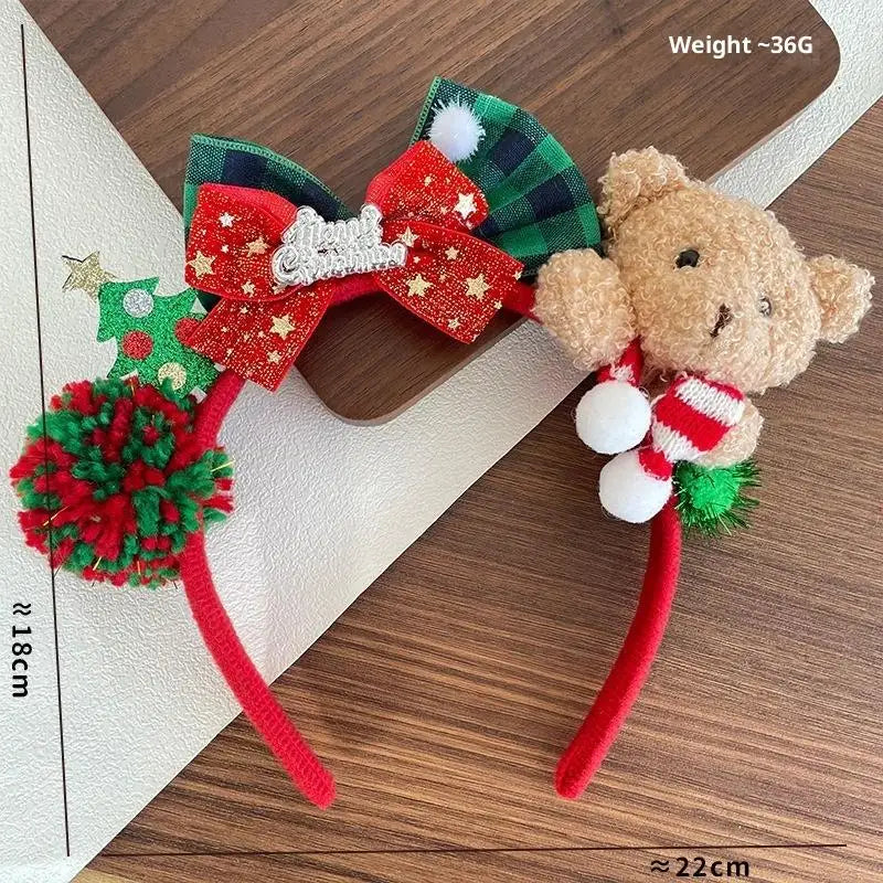 Reindeer Antler Headband with Bells | Christmas Party Accessory