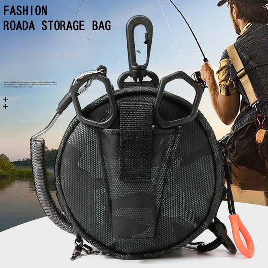 Portable Fishing Tackle Organizer Bag | Line Spool Holder & Scissors Fishing Tackle Bag Peaceful Pleasures Health and Wellness