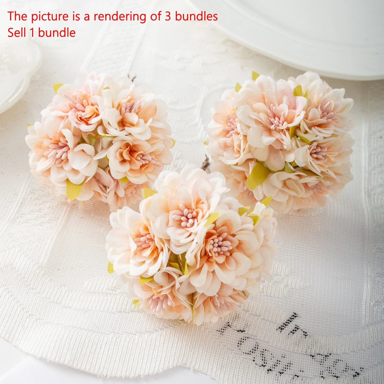 Artificial Silk Mini Rose Bouquets | Wedding & Home Décor
