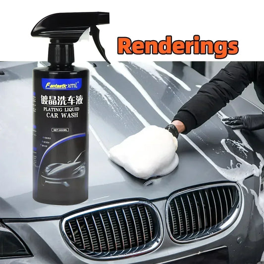 Concentrated Car Wash Shampoo with Polishing Wax Coat Super Suds Shampoo Superior Surface Cleanser Windshield Wash Accessories Peaceful Pleasures Health and Wellness
