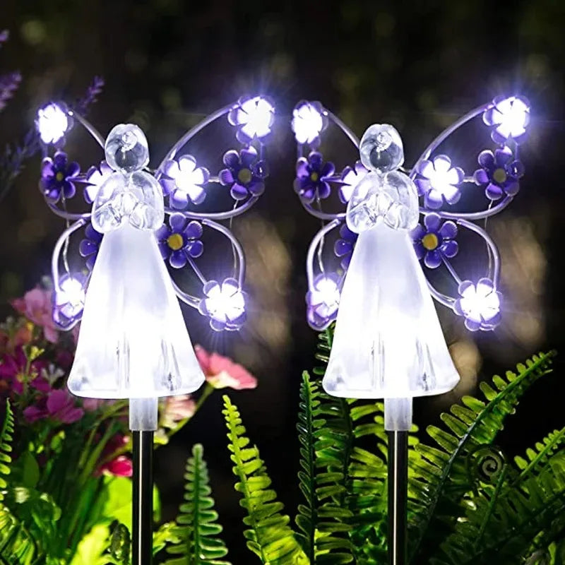 Solar Angel Butterfly Garden Light | LED Waterproof Outdoor Decor