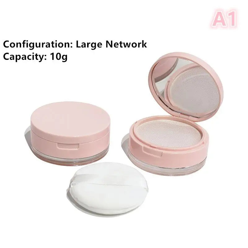 Portable Air Cushion Puff Box with Mirror & Powder Puff
