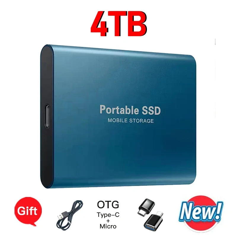 EOENKK Ultra Slim Portable SSD 2TB–32TB | USB 3.1 External Drive