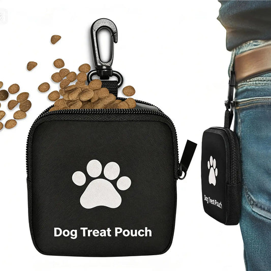 Dog Training Treat Bag – Leakproof Portable Snack Waist Pouch Dog Treat Pouch Oasis Select