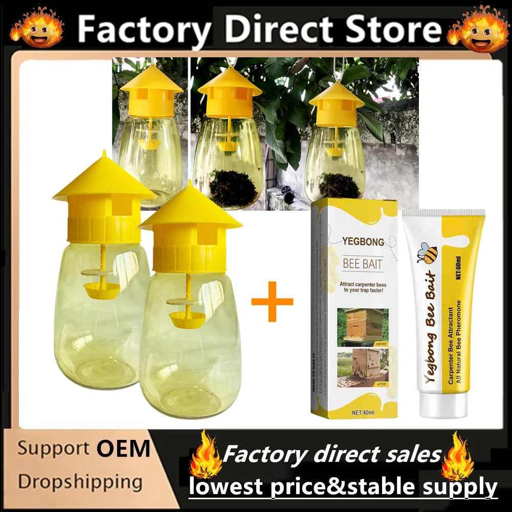 Fruit Fly Trap | Garden & Orchard Insect Catcher | 1–5 Pack