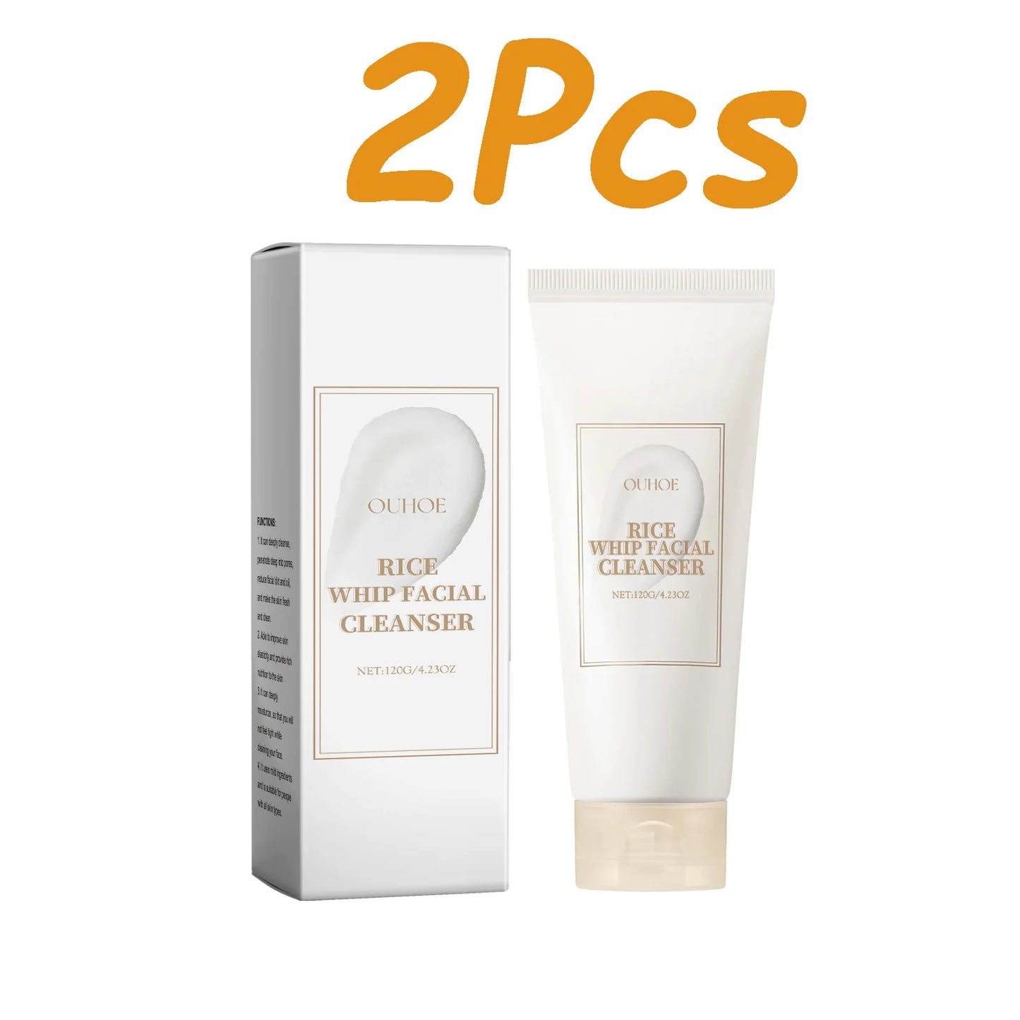 Rice Raw Pulp Foaming Facial Cleanser – Brighten & Hydrate