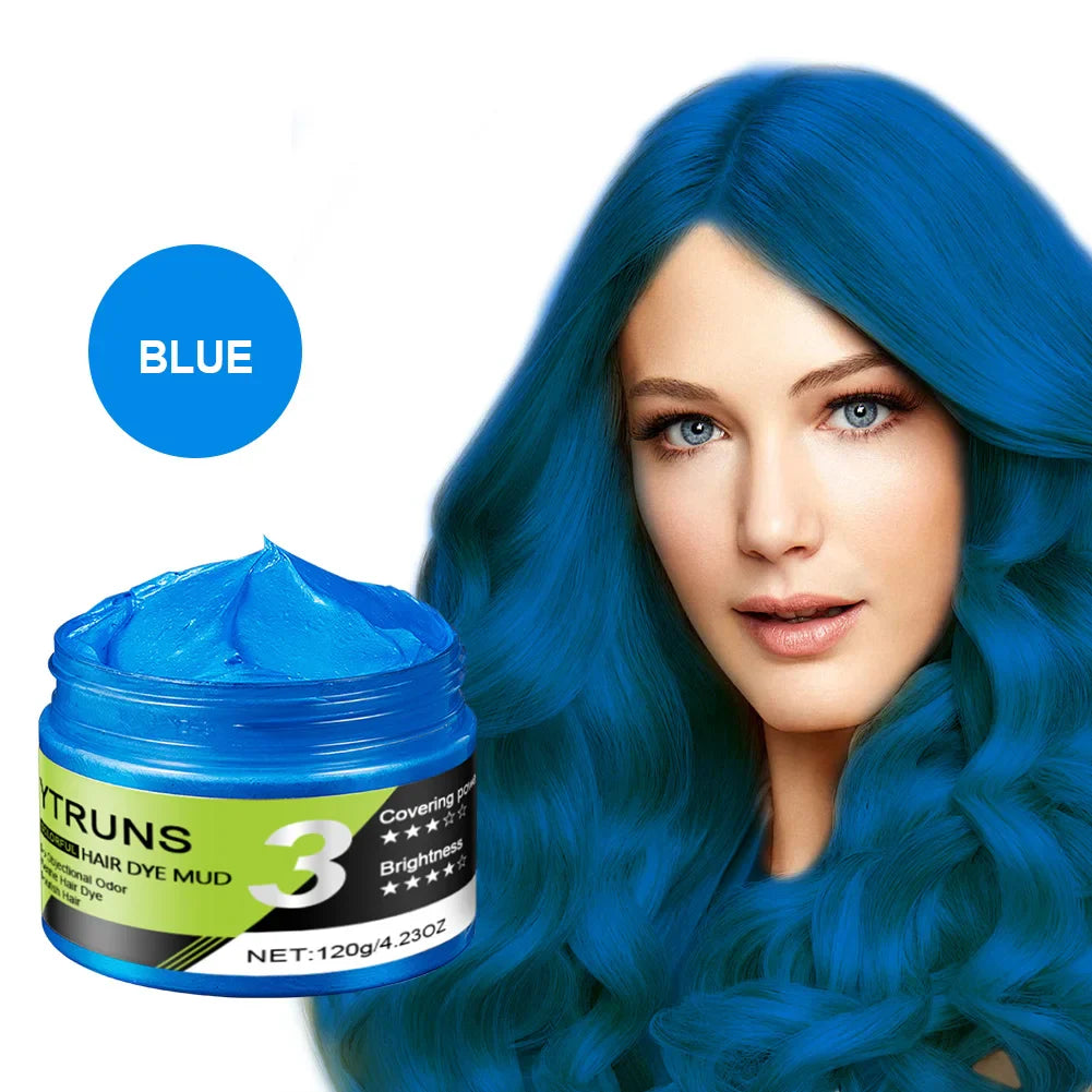 Y2K Temporary Hair Dye Wax – DIY Wash-Out Color Cream 120ml