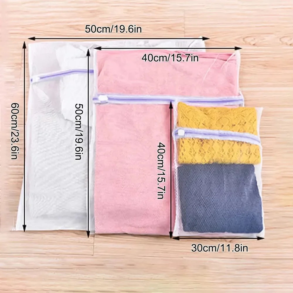Mesh Laundry & Travel Storage Bags for Clothes – 2/3/5 Pack