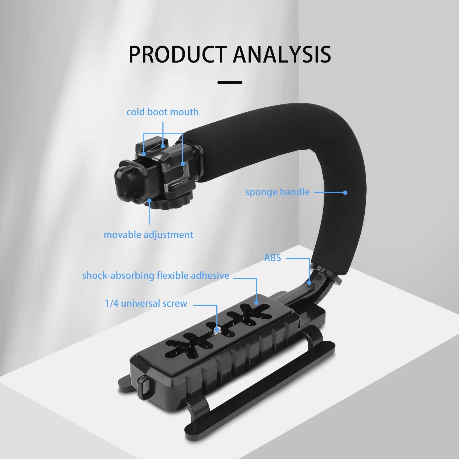 U-Type Portable Photography Bracket Ergonomic Design For DJI Mavic 4 Pro Handheld Shooting Bracket Handheld Photography Kit Peaceful Pleasures Health and Wellness