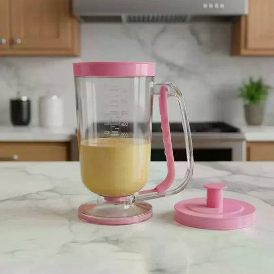900ml Silicone Batter Dispenser – Pancakes, Cupcakes & Cakes Batter Dispenser Peaceful Pleasures Health and Wellness