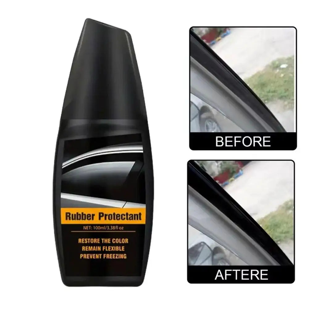 Auto Rubber Protectant Spray Color Restorer & Flexibility Enhancer Anti-freeze Easy To Use Ultimate Protection For Car Seals Peaceful Pleasures Health and Wellness