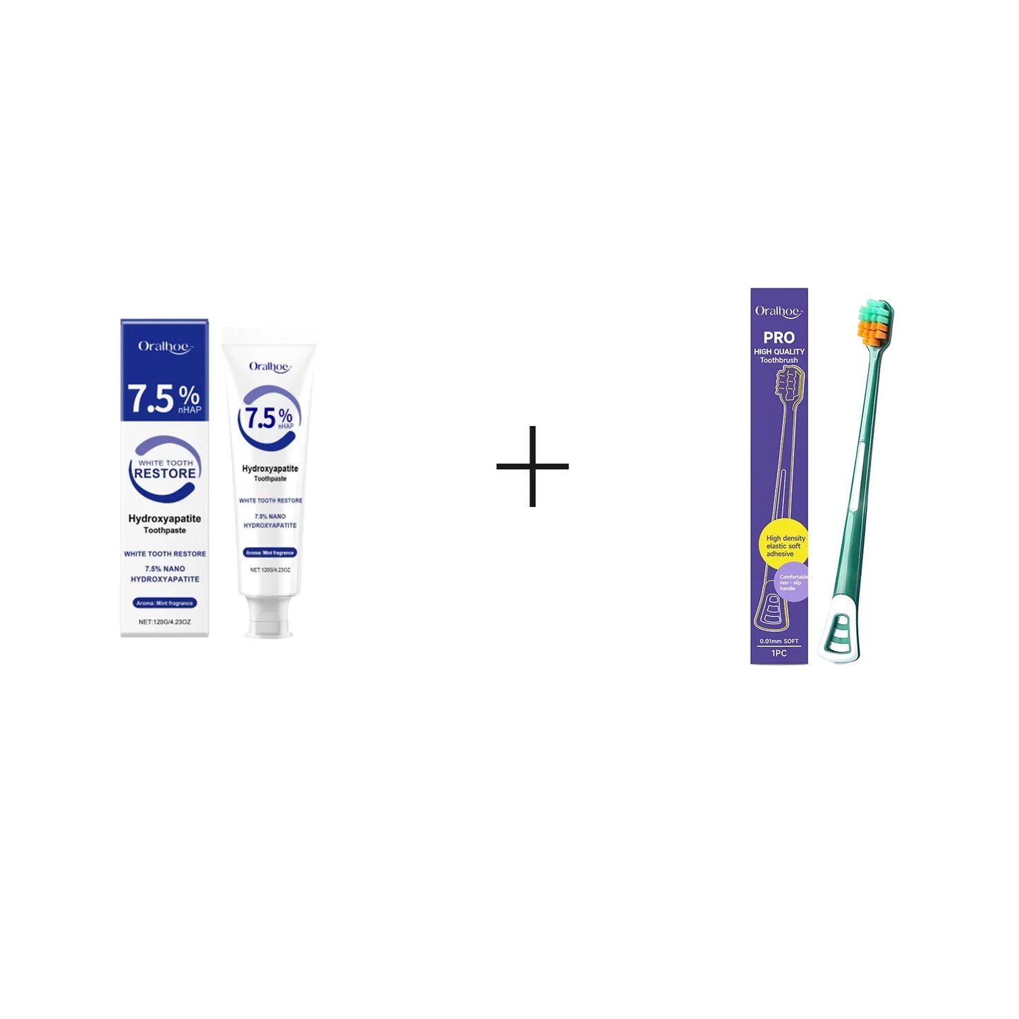 Oralhoe 7.5% Hydroxyapatite Toothpaste – Fluoride-Free 120g