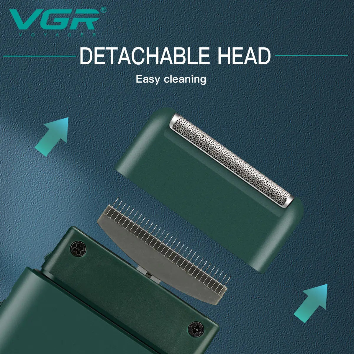 VGR V-390 mini single blade cordless beard trimmer razor rechargeable foil electric face body shaver for men Convenient razor Peaceful Pleasures Health and Wellness
