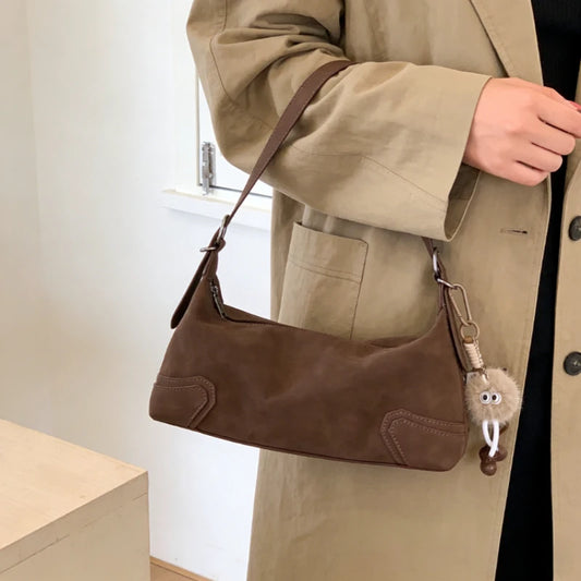 New Versatile Vintage Niche Texture Armpit Bag New Autumn Women Motorcycle Bag Minimalist Shoulder Bags Casual Commuter Handbag Peaceful Pleasures Health and Wellness