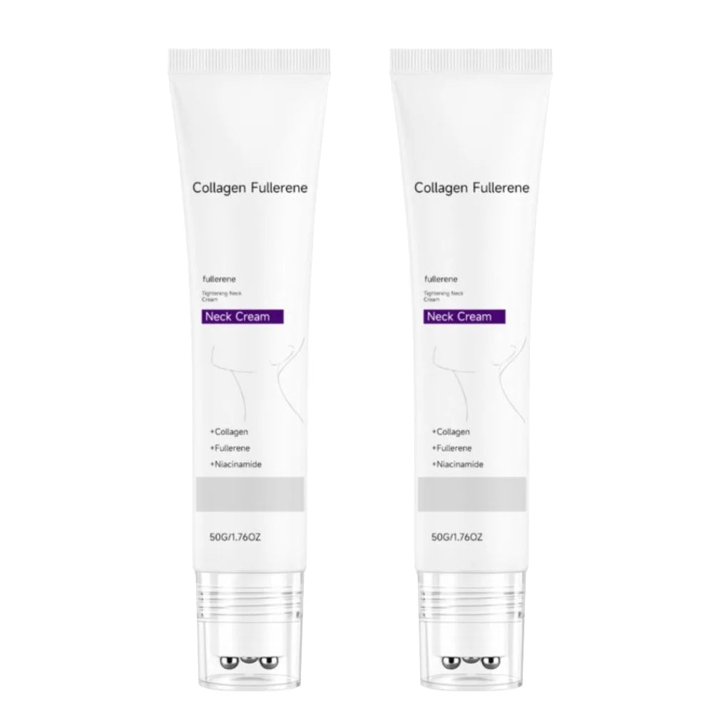 Instant Light Line Neck Cream Collagen Anti-Wrinkle Fade Fine Lines Firming Skin Rollerball Design Massage Promotes Absorption Peaceful Pleasures Health and Wellness B