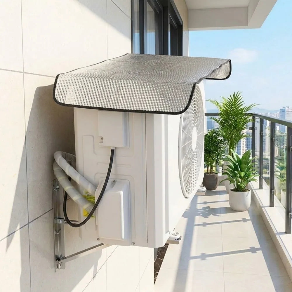 Aluminum Foil AC Cover – Windproof, Rainproof & Dustproof