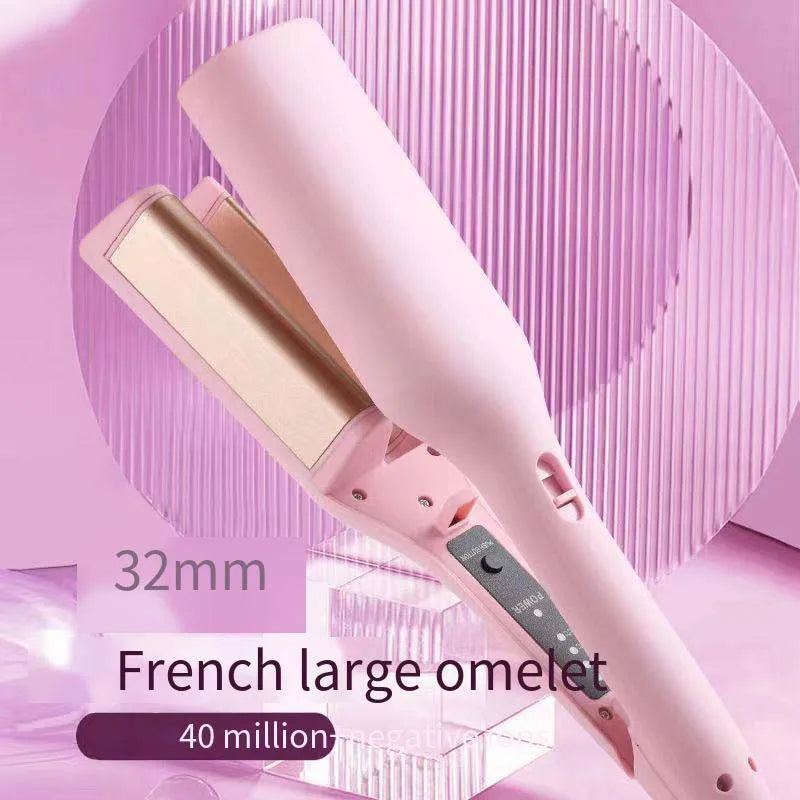Egg Roll Curling Iron Hair Waver Wavey Iron Wand Hair Crimper Electric Ceramic Portable Hair Curler Peaceful Pleasures Health and Wellness
