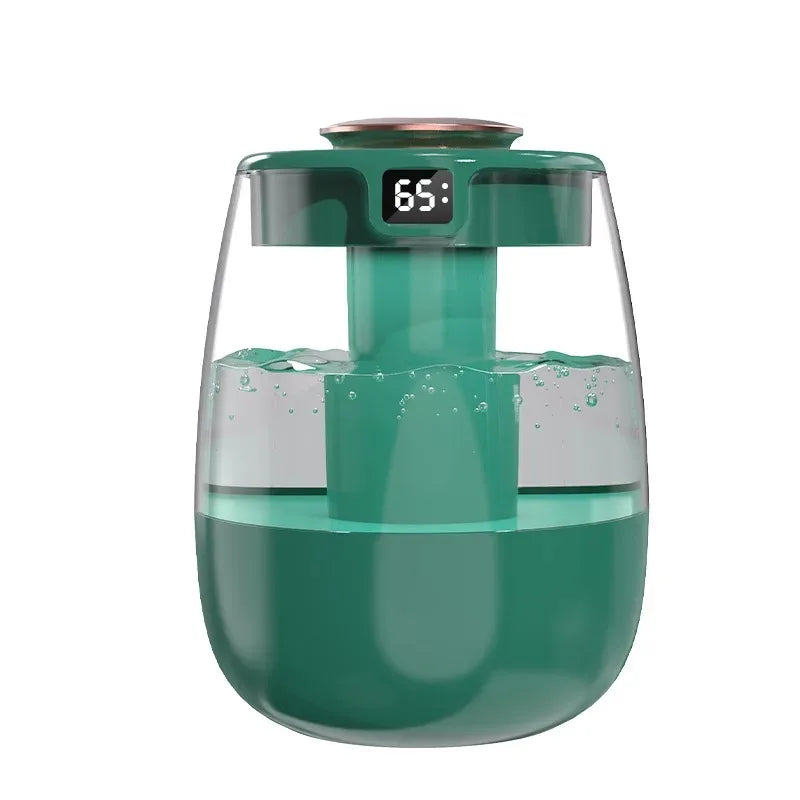 Portable Double Spray Humidifier with Aroma Diffuser USB Powered LED Light Mist Maker for Home Office Use Peaceful Pleasures Health and Wellness