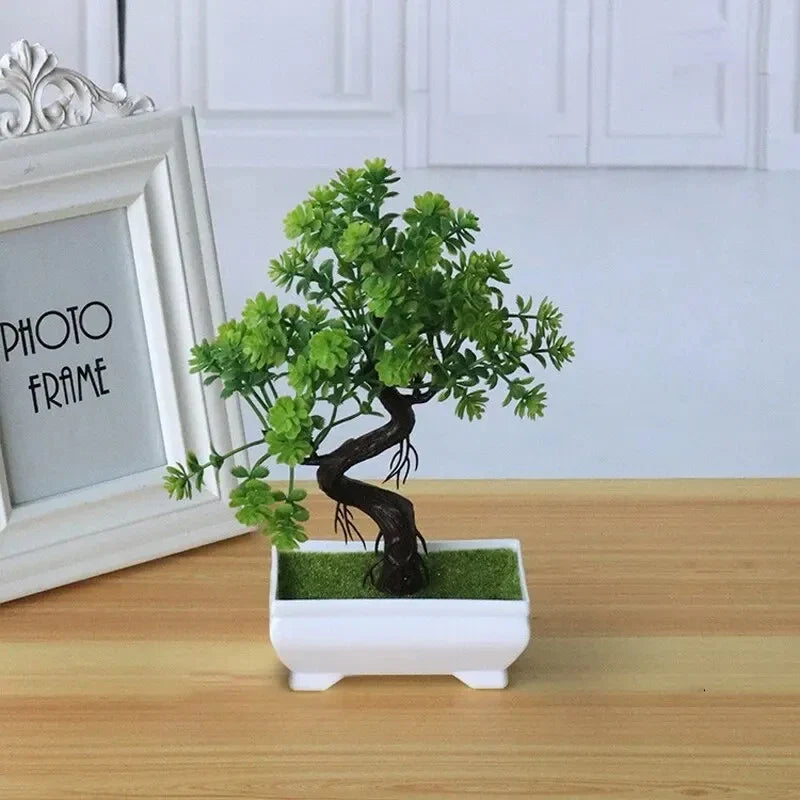 Artificial Bonsai Tree Potted Plant | Fake Décor for Home & Office