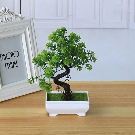 Artificial Bonsai Tree Potted Plant | Fake Décor for Home & Office Artificial Potted Plant Oasis Select
