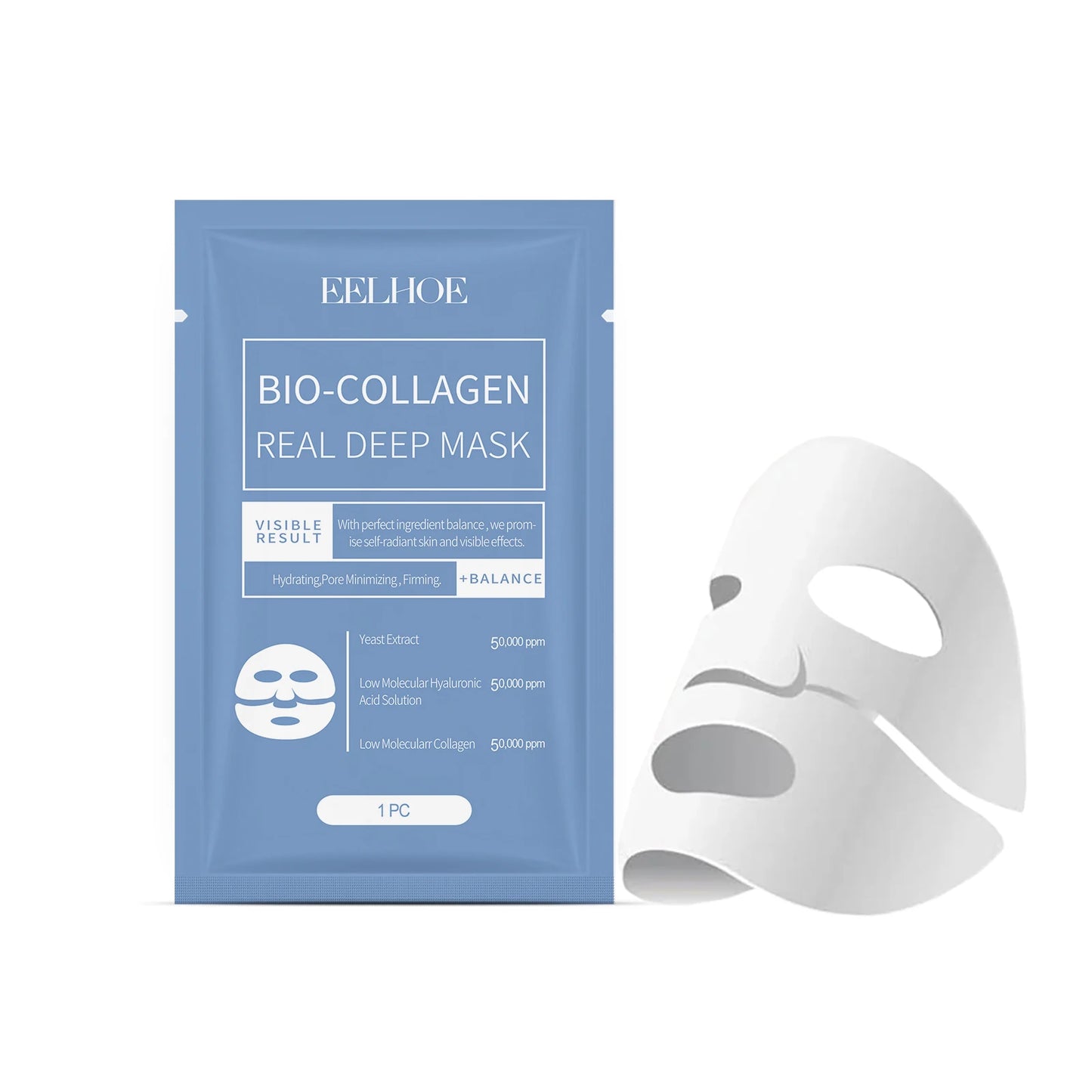 EELHOE Bio Collagen Face Mask – Firm, Brighten & Hydrate
