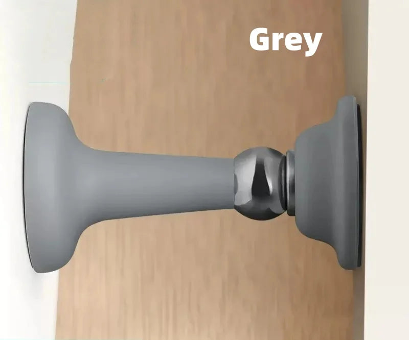 No-Drill Magnetic Silicone Door Stop | Silent Floor Stopper
