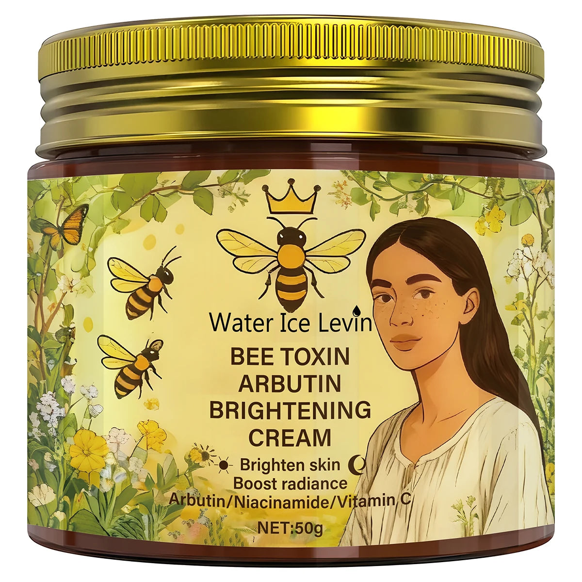 Bee Toxin & Arbutin Brightening Cream | Retinol + Hyaluronic Acid